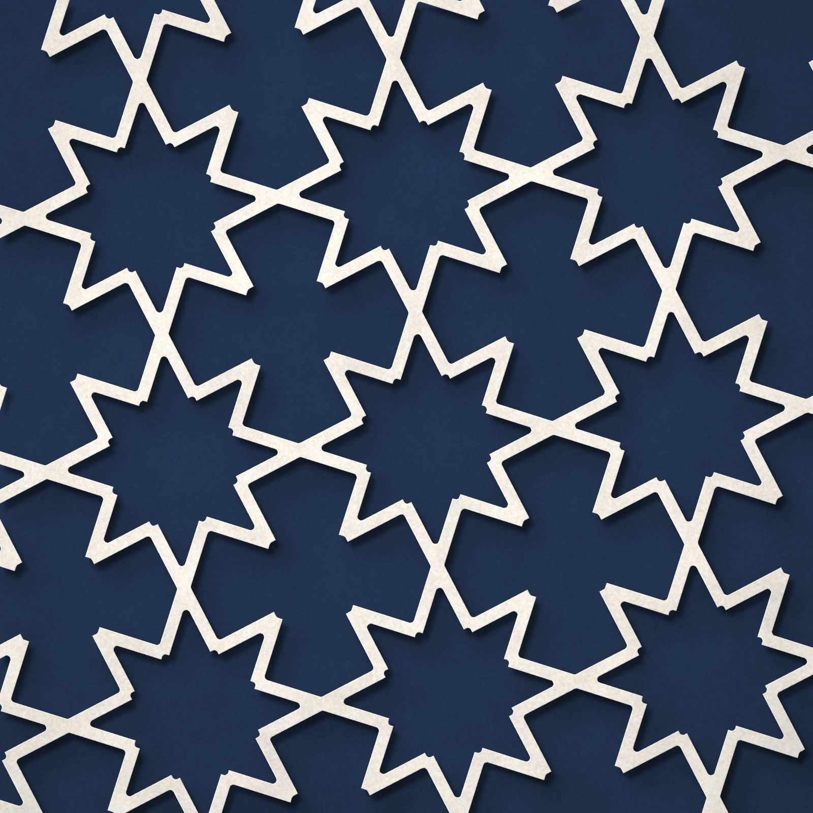 Eight-Point Star Lattice Panel — 3