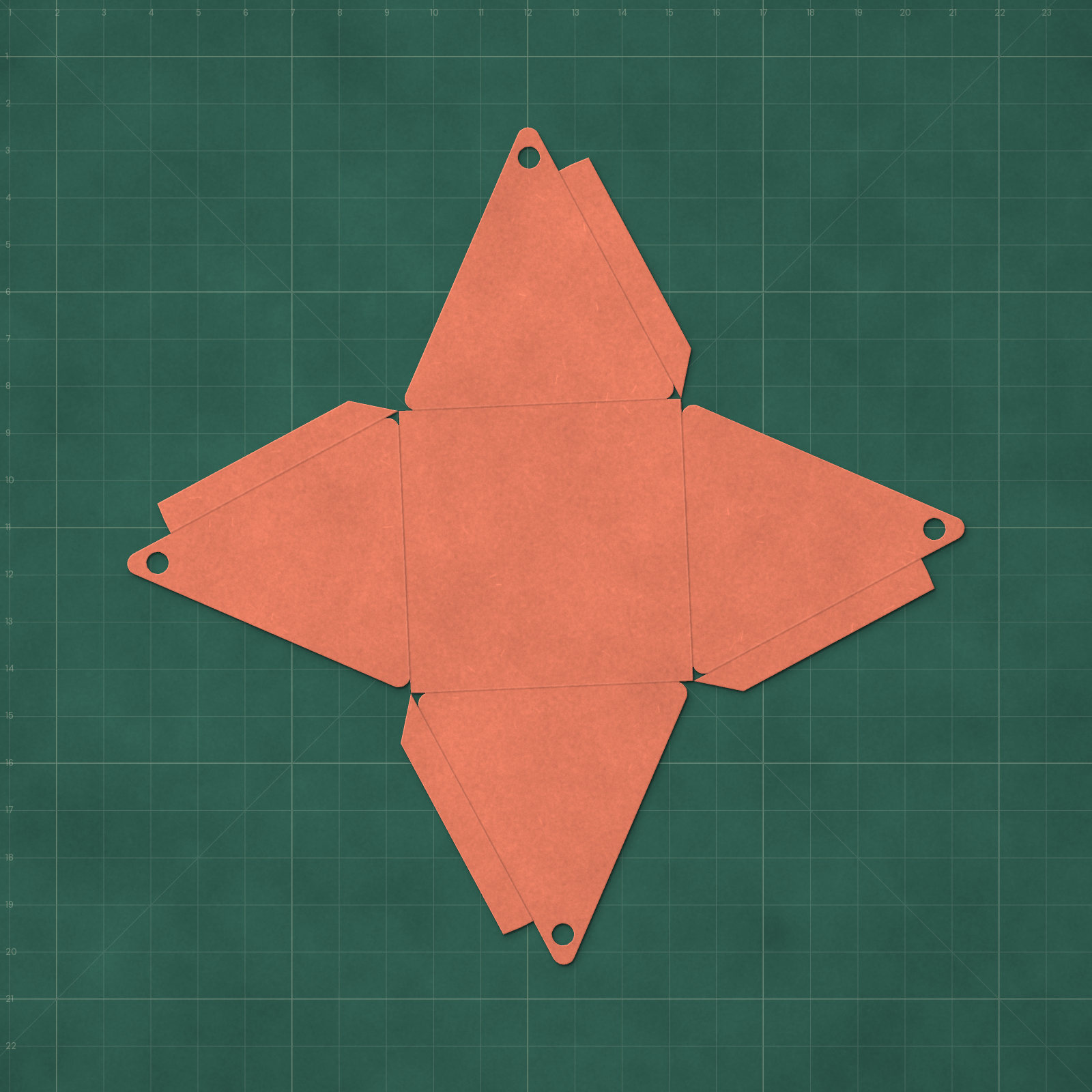 Pyramid Gift Box Template