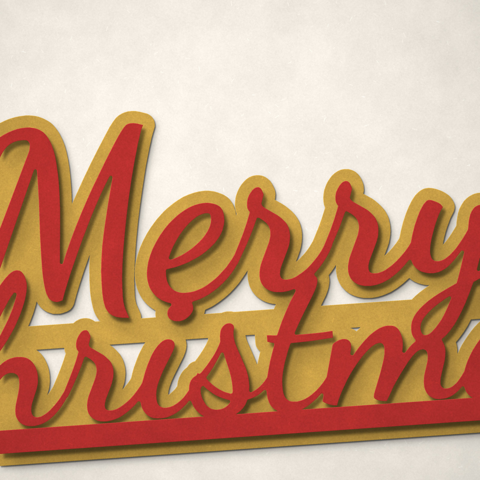 Merry Christmas Hanging Banner — 3