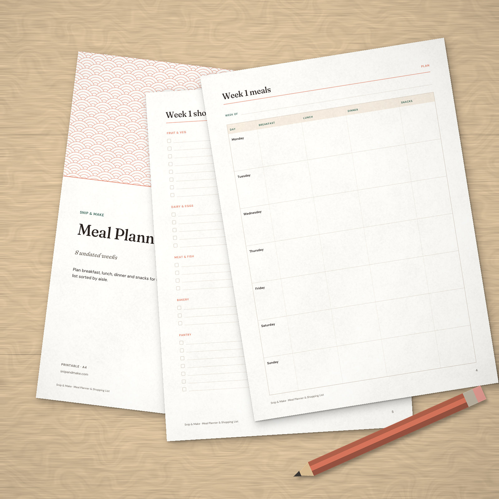 Meal Planner & Shopping List