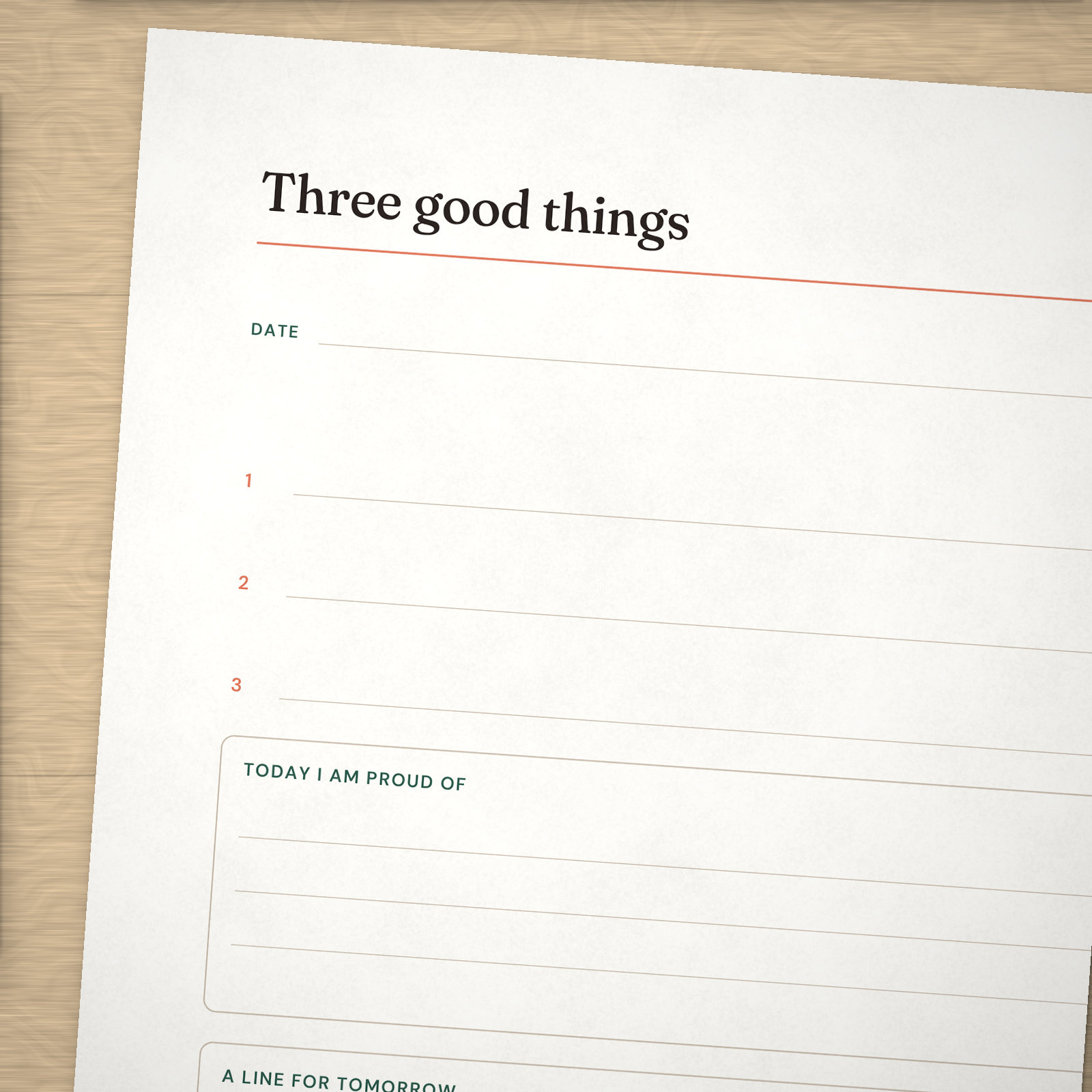 Gratitude Journal — 3