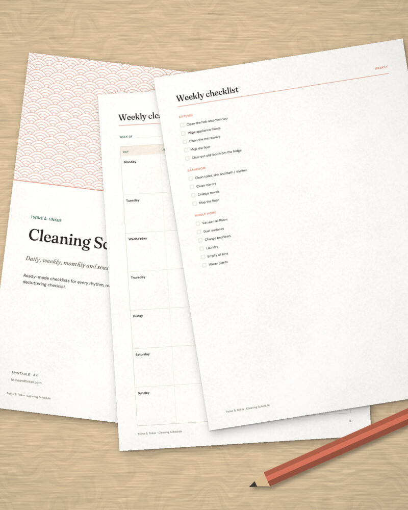 Cleaning Schedule
