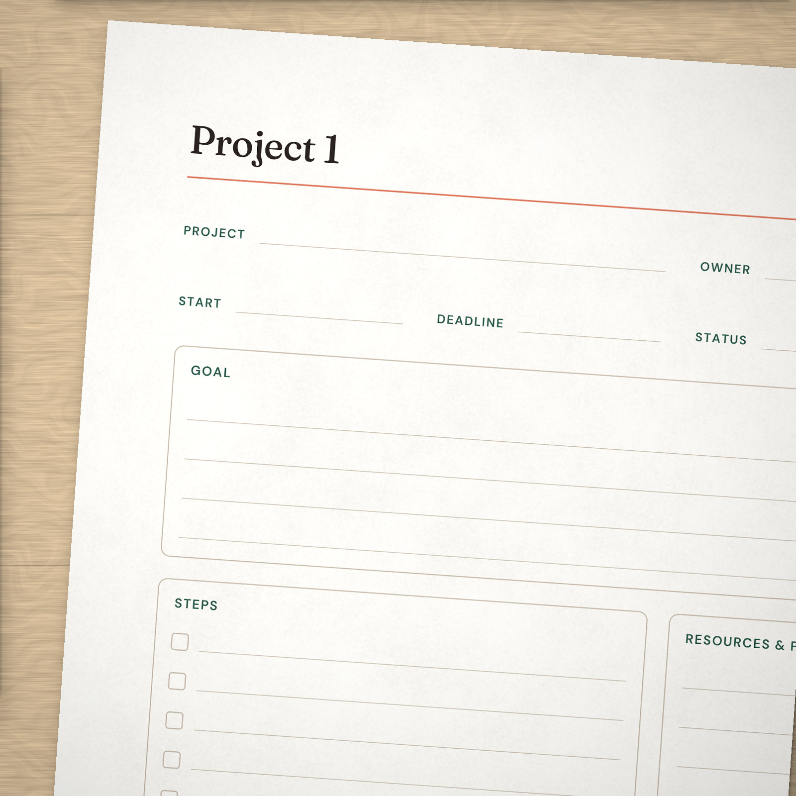 Project Planner — 3