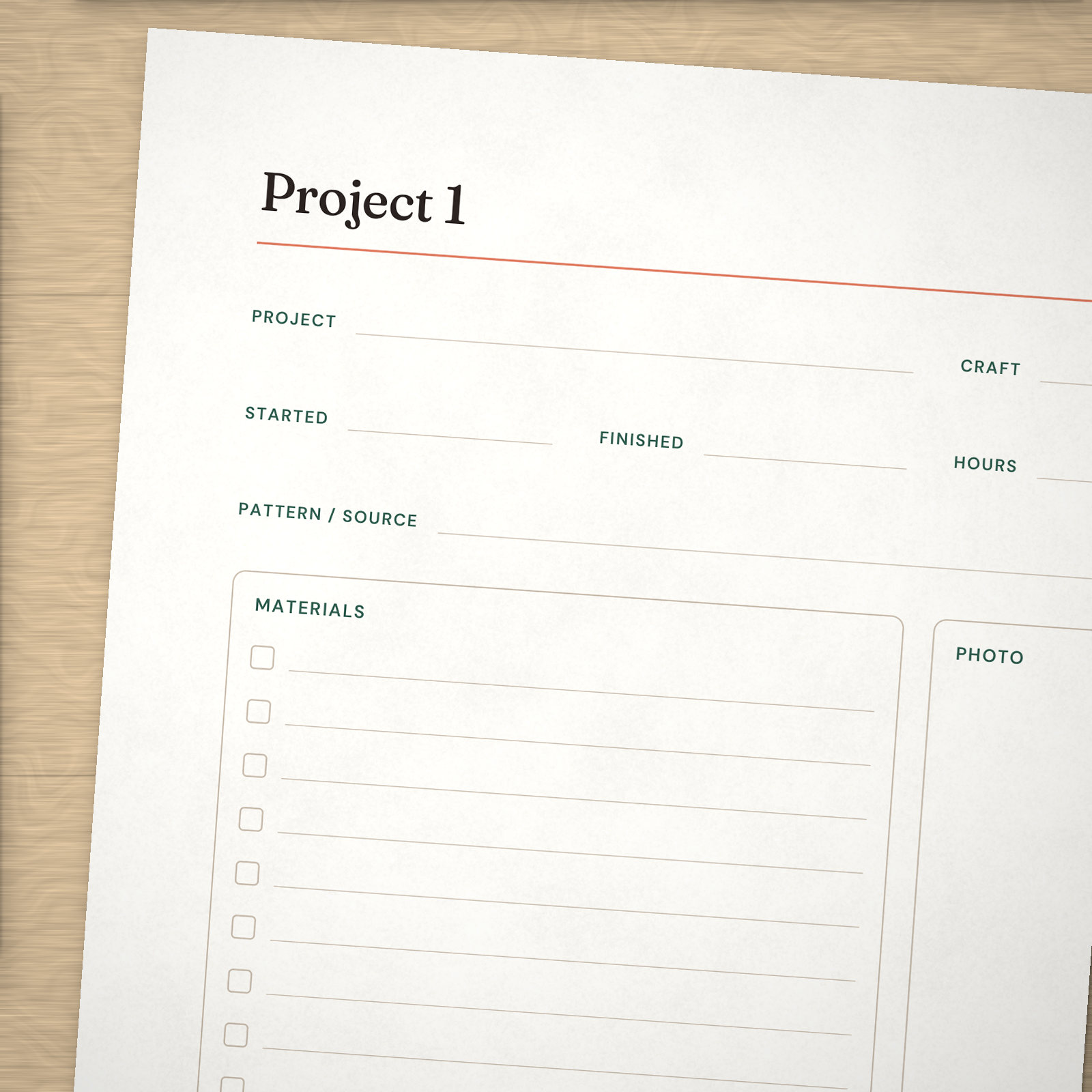 Craft Project Log — 3