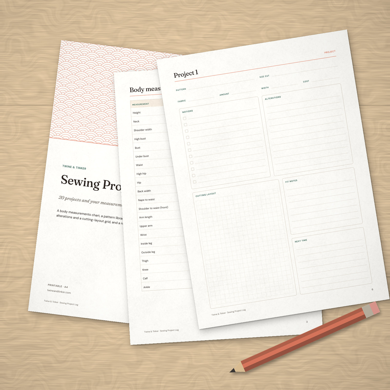 Sewing Project Log