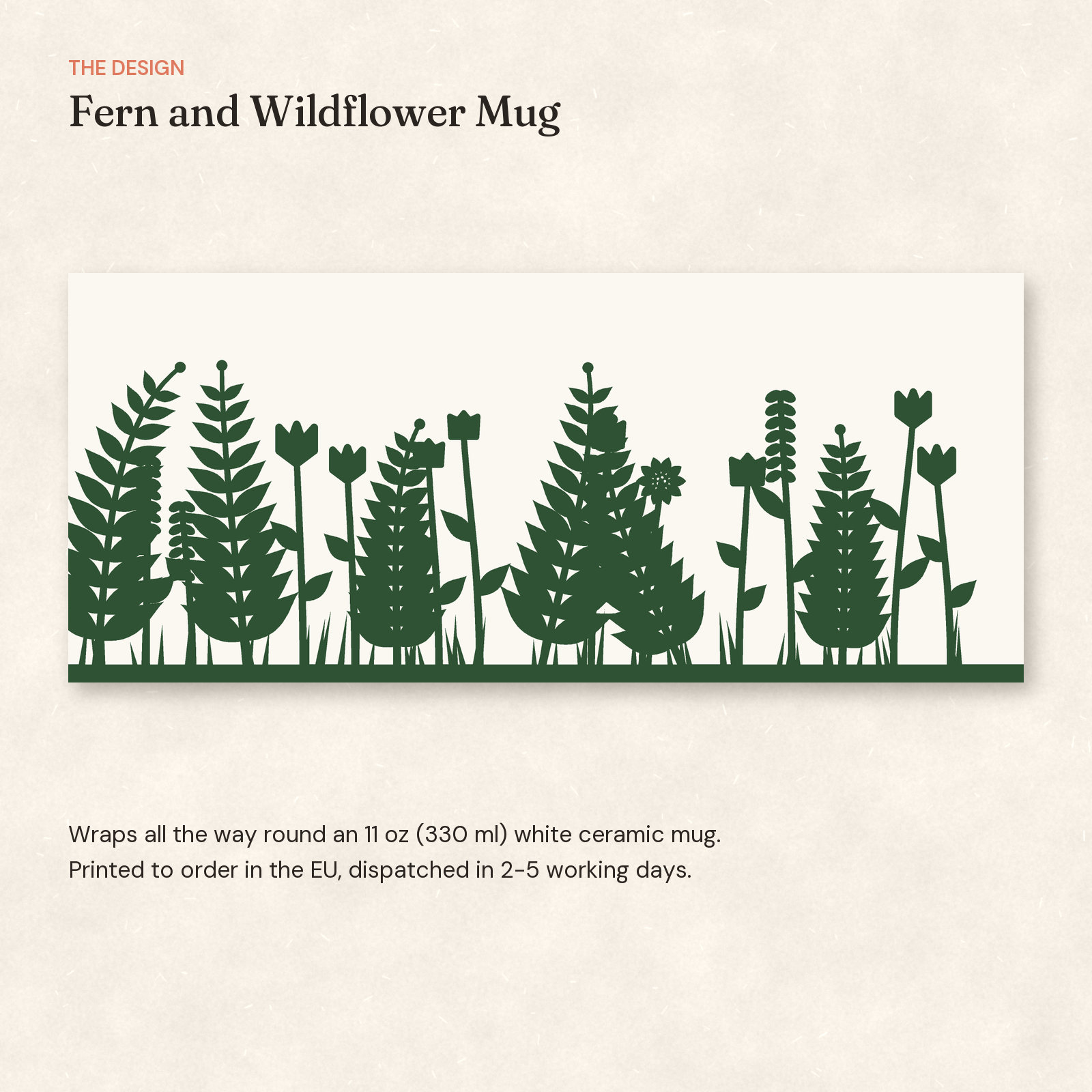 Fern and Wildflower Mug — 3