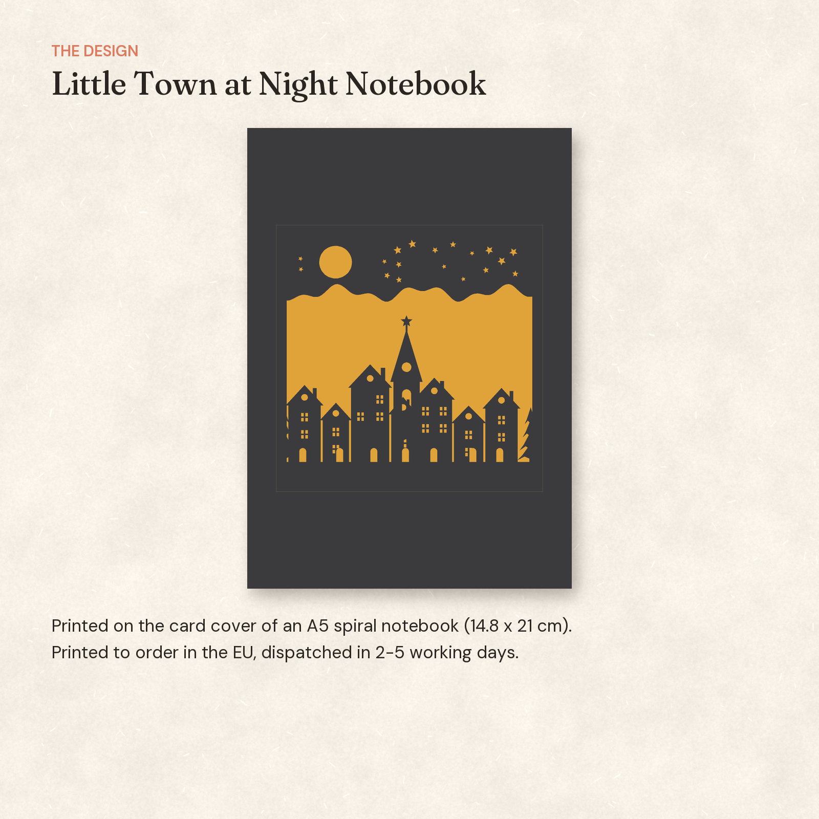 Little Town at Night Notebook