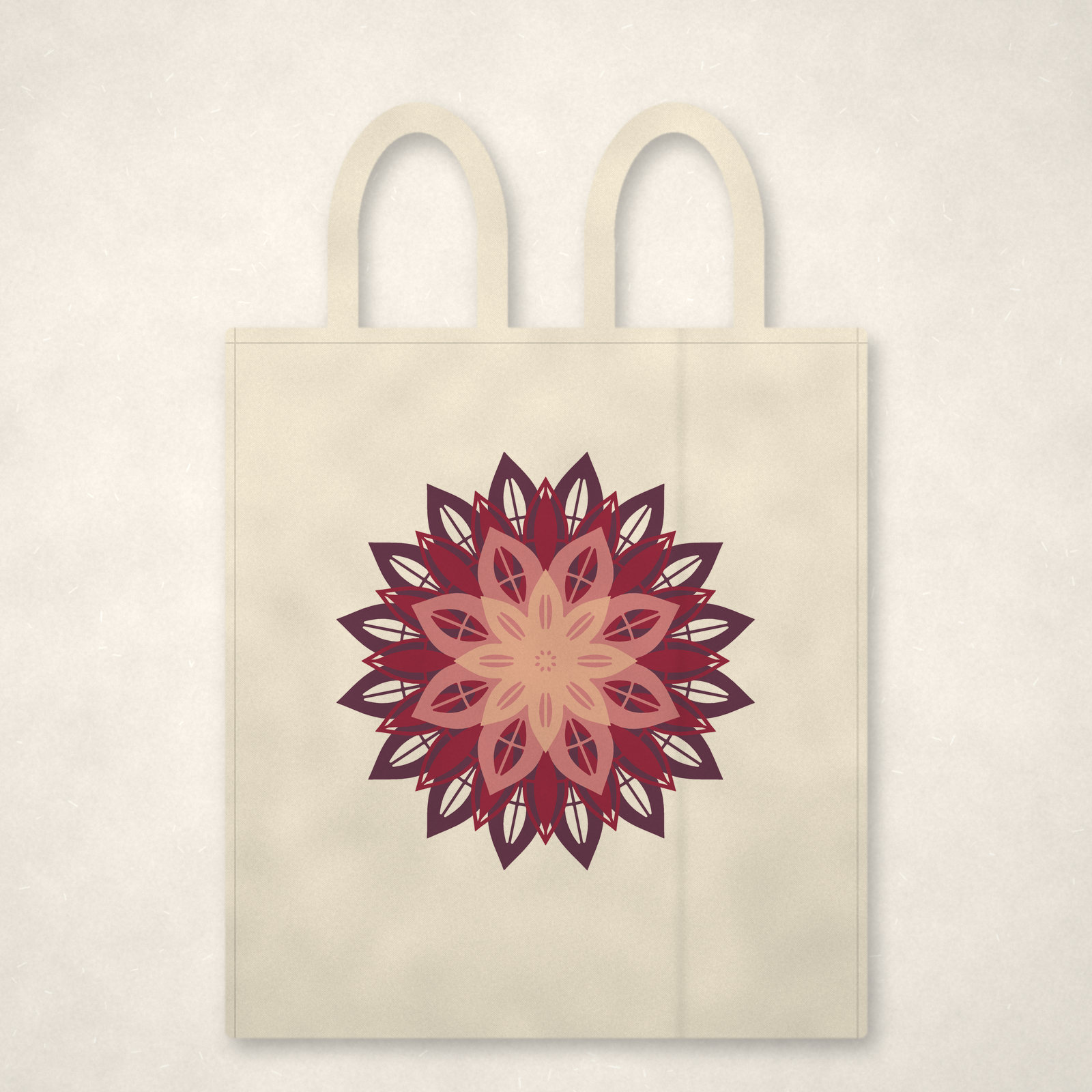 Lotus Mandala Tote Bag