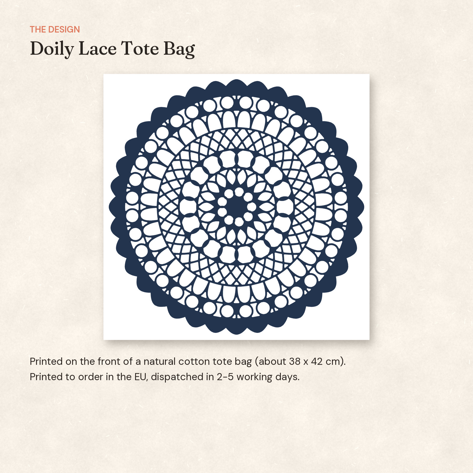 Doily Lace Tote Bag — 3